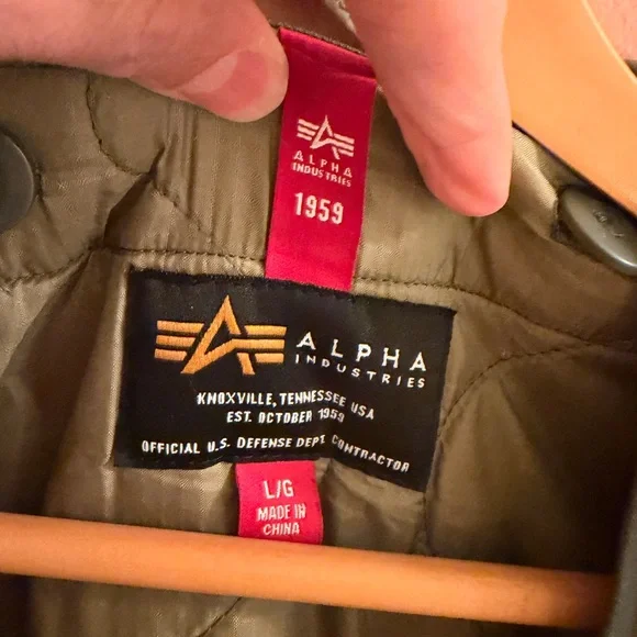 Alpha Industries Unisex Light Jacket with Shell Liner (2-in1). - Picture 2 of 7